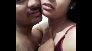 Desi Indian girlfriend with officer