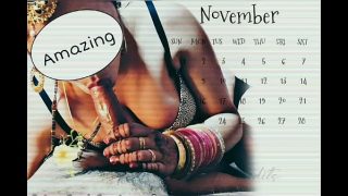Desi Indian wife Mishthi’s Calendar for Year 2020