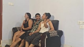 Desi sex Deepthroat and porn for Cumsluts threesome A boys Two girl fuck