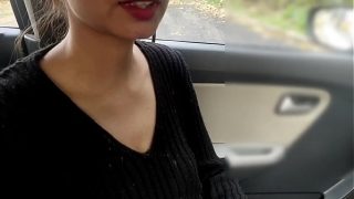 Indian Desi fucked my bhabhi outdoor risky sex in car