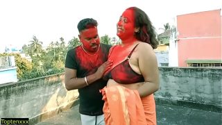 Lucky 18 yo Tamil boy hardcore sex with two Mature Bhabhi Desi Sex